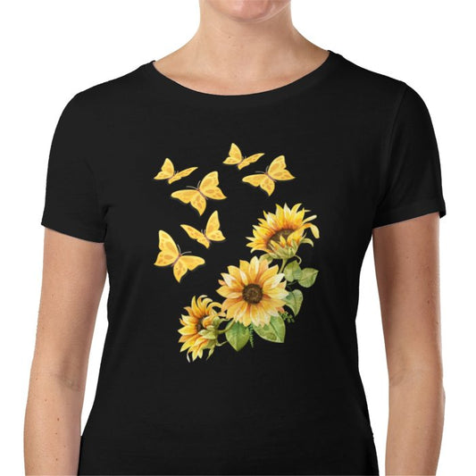 Butterfly’s & Sunflowers T-Shirt