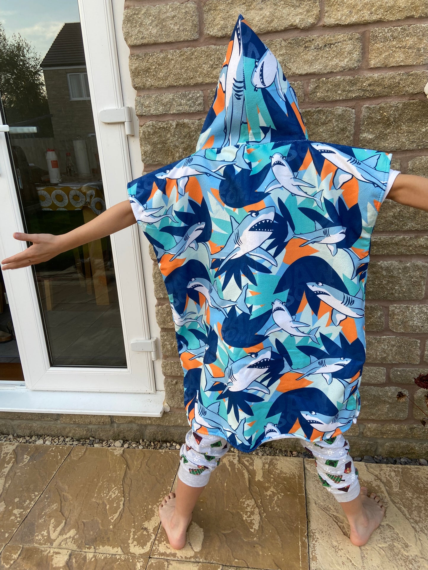 Shark Poncho Towel