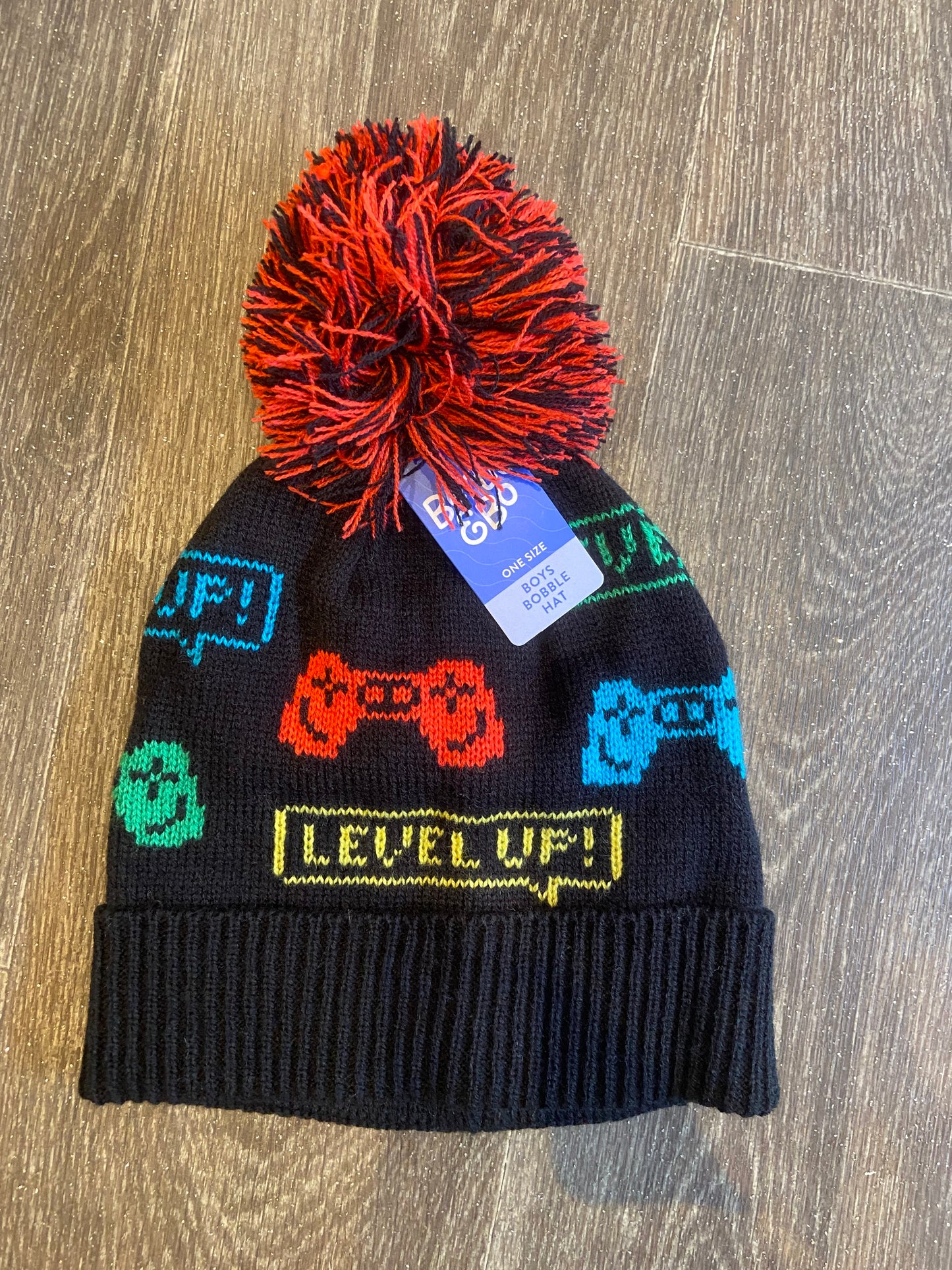 Kids Level Up Bobble Hat