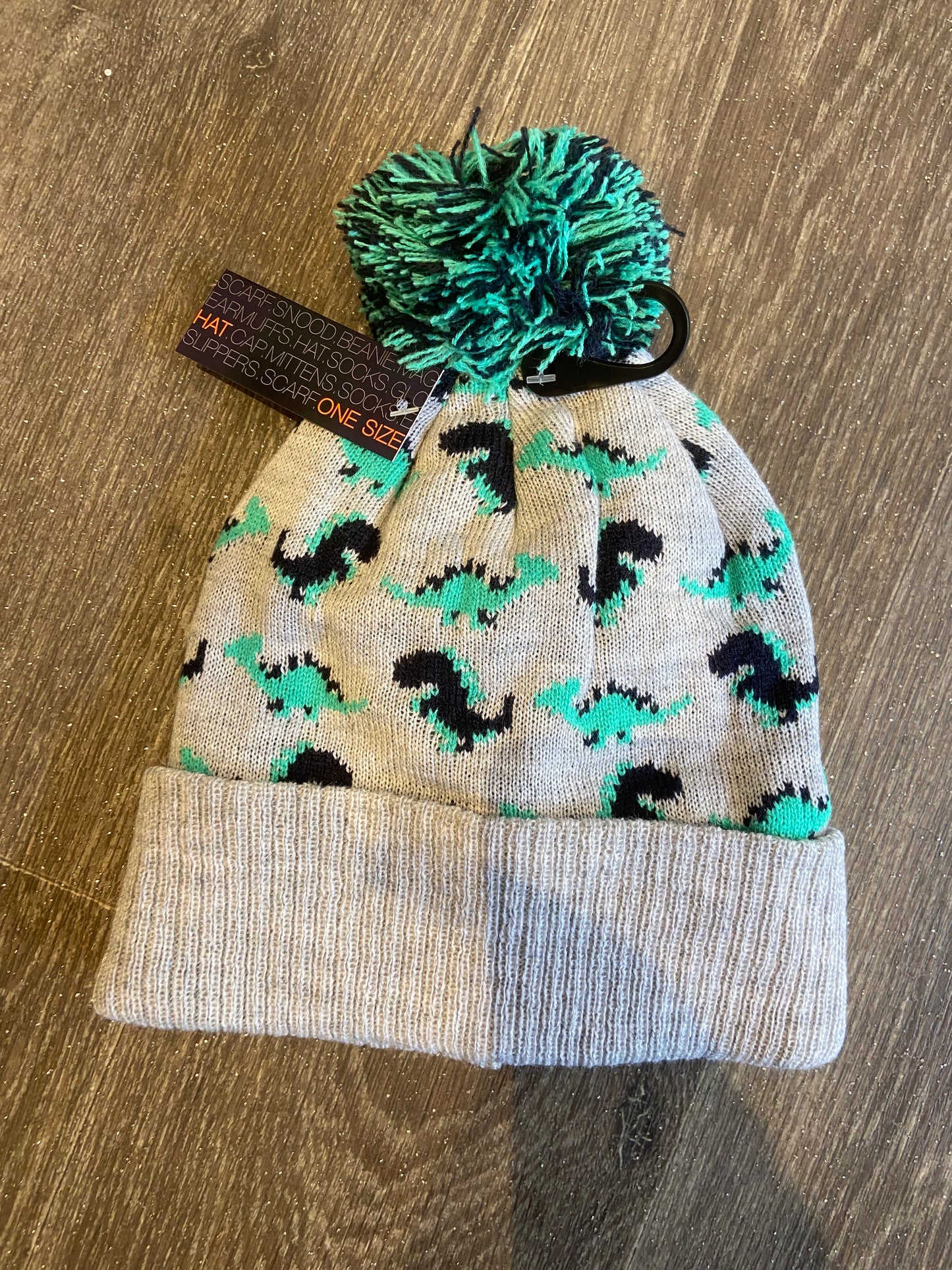 Kids Dinosaur Bobble Hat