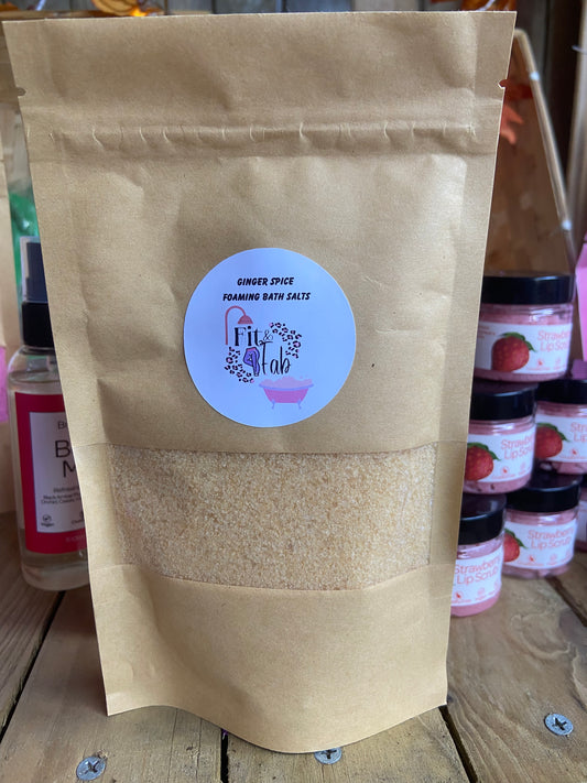 Ginger Spice Foaming Bath Salts