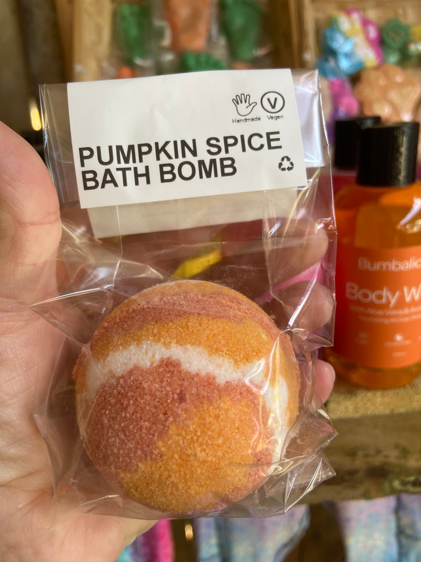 Pumpkin Spice Bath Bomb