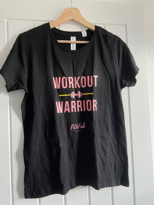 Workout Warrior t-shirt. Old style logo