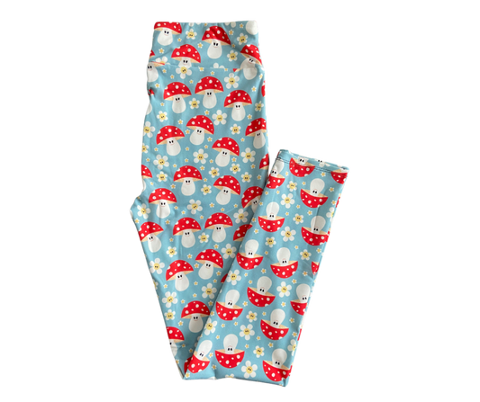 Happy Toadstool Full Length Leggings