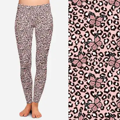 Preorder ends 13th Feb, available late March. Leopard Butterfly Full Length Leggings