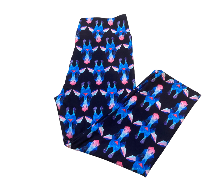 Geoff Giraffe Capri Leggings