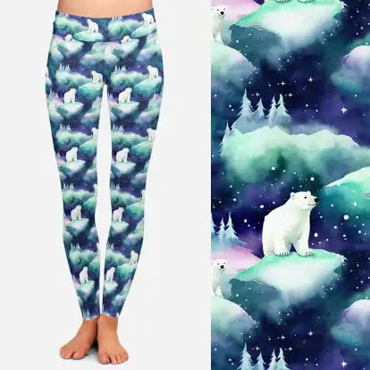 Preorder ends 30th November, available mid January. Polar Bear Full Length Leggings