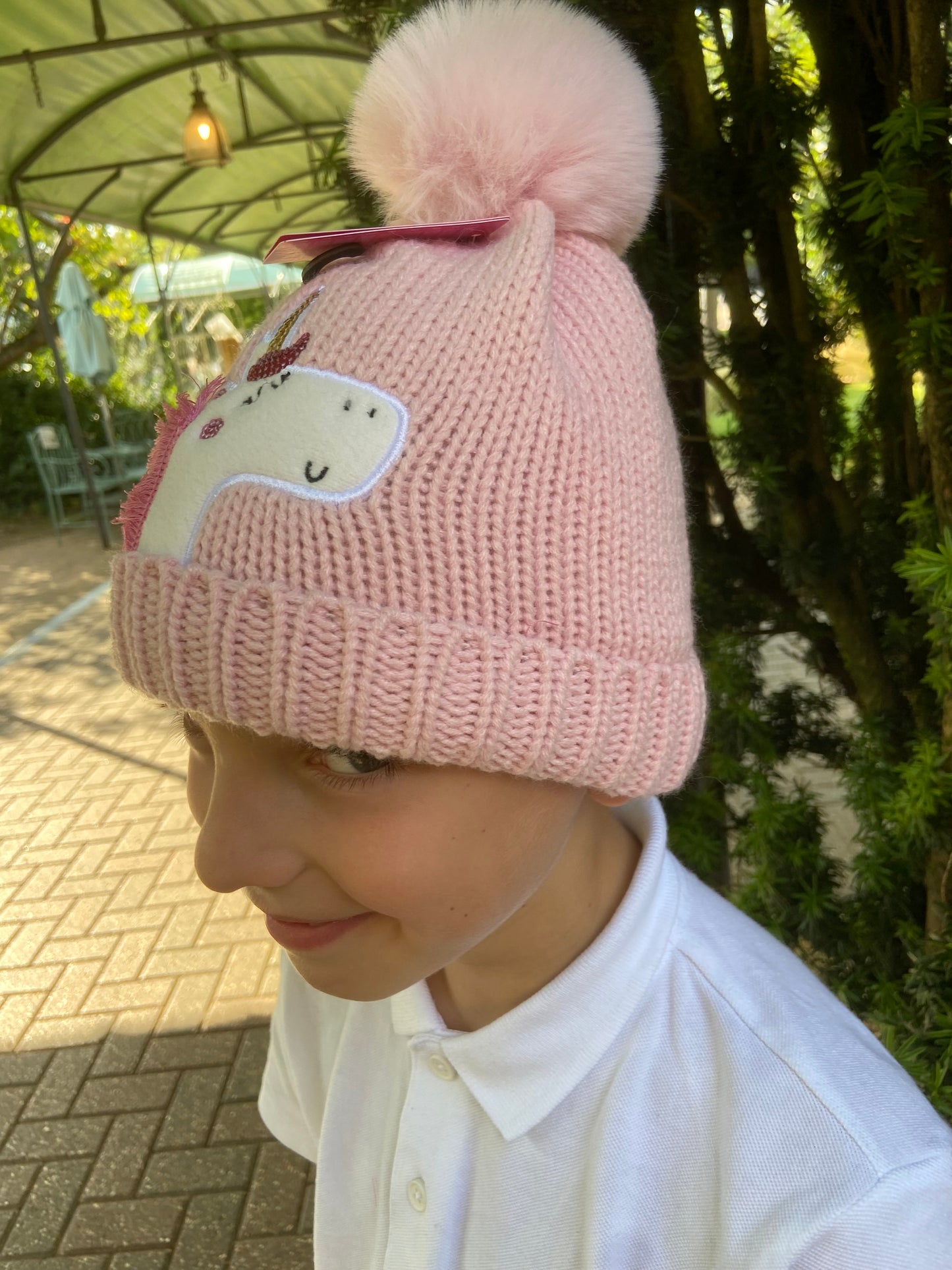 Kids Unicorn Bobble Hat