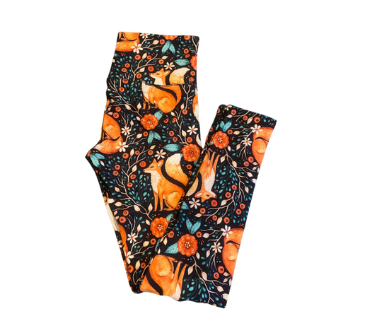 Fantastic Fox full length thigh pocket leggings