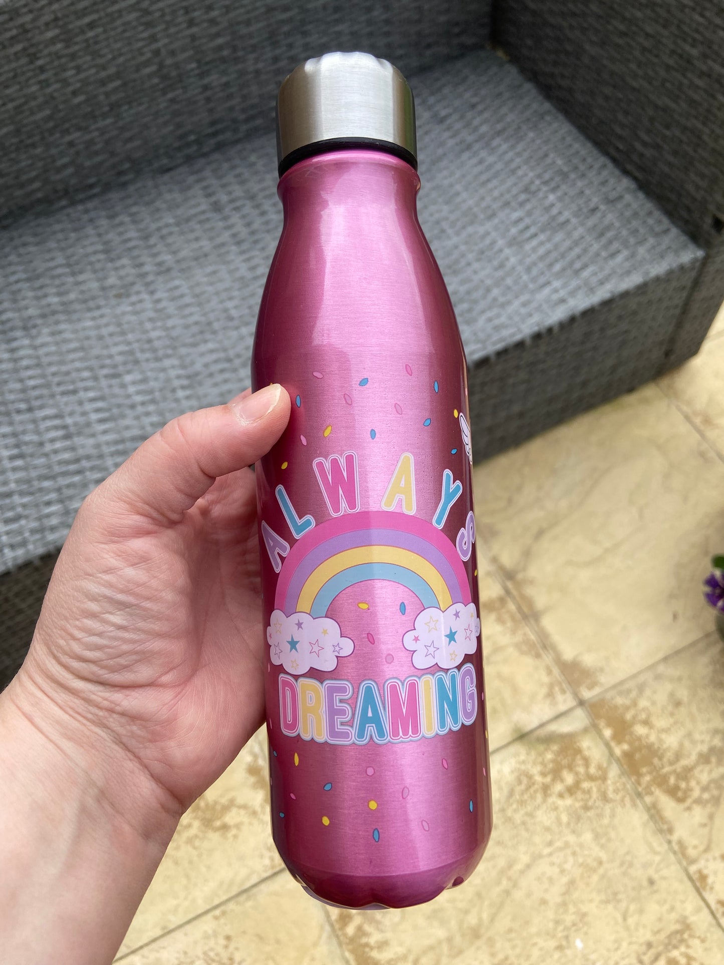 Always Dreaming Unicorn Aluminium Bottle