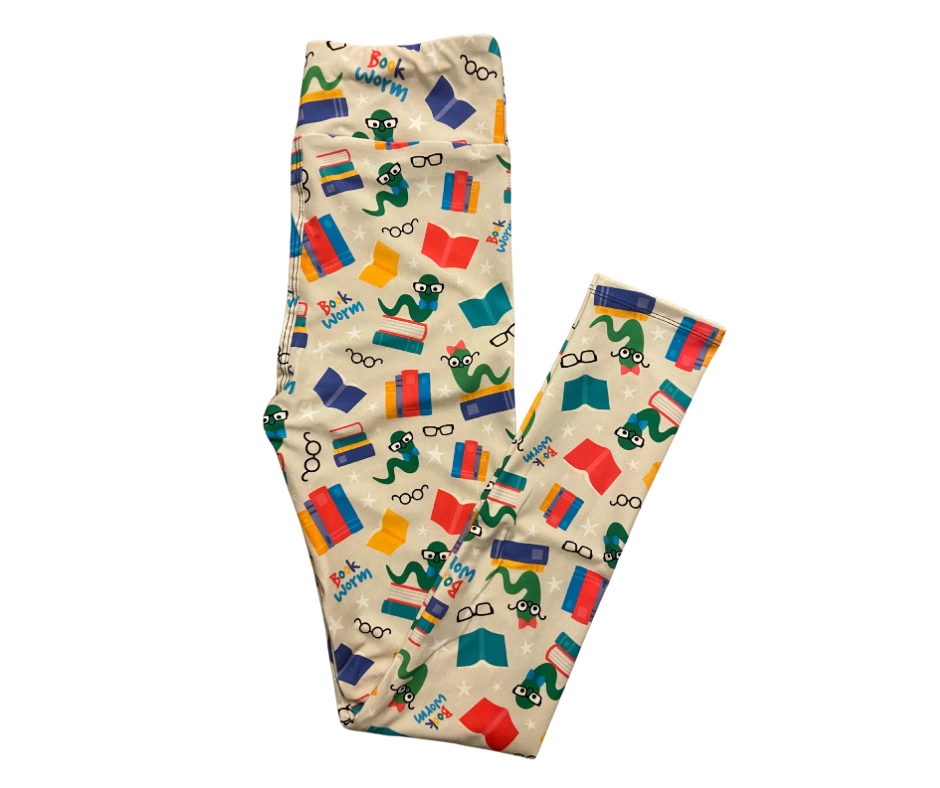 Kids Bookworm Full Length Leggings