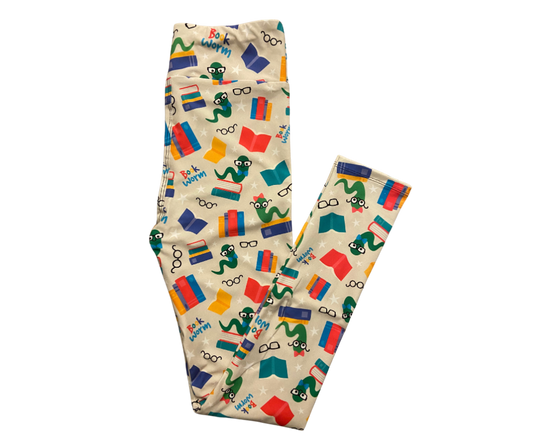 Kids Bookworm Full Length Leggings