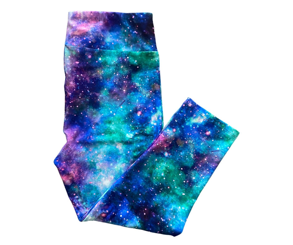 Galaxy Night Capri Leggings