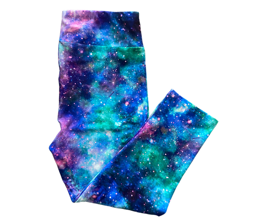 Galaxy Night Capri Leggings