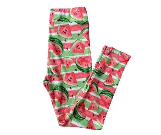 Watermelon Full Length Leggings