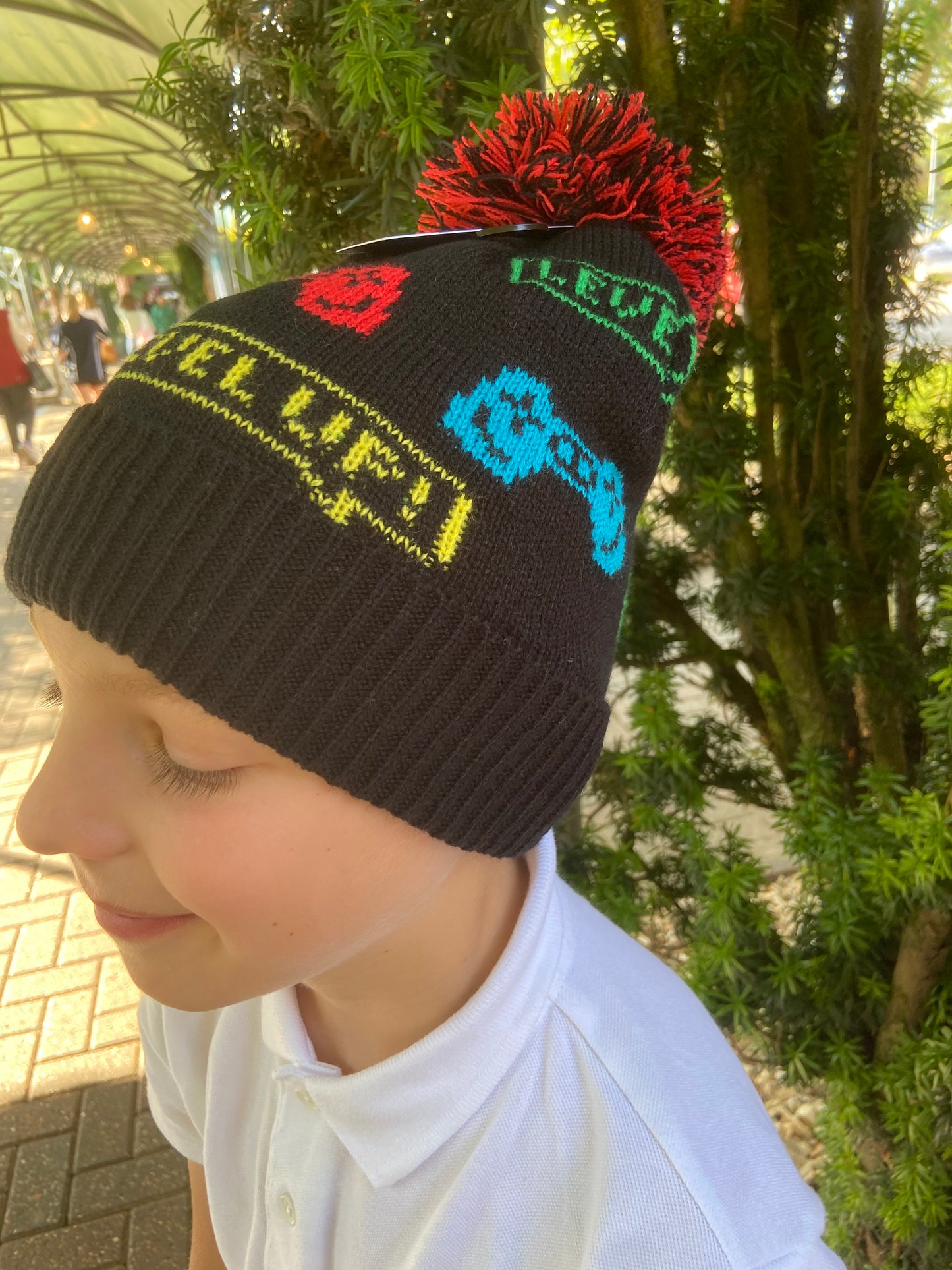 Kids Level Up Bobble Hat