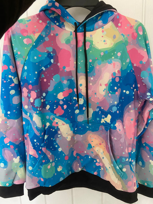 Kids Watercolour Splat Hoodie