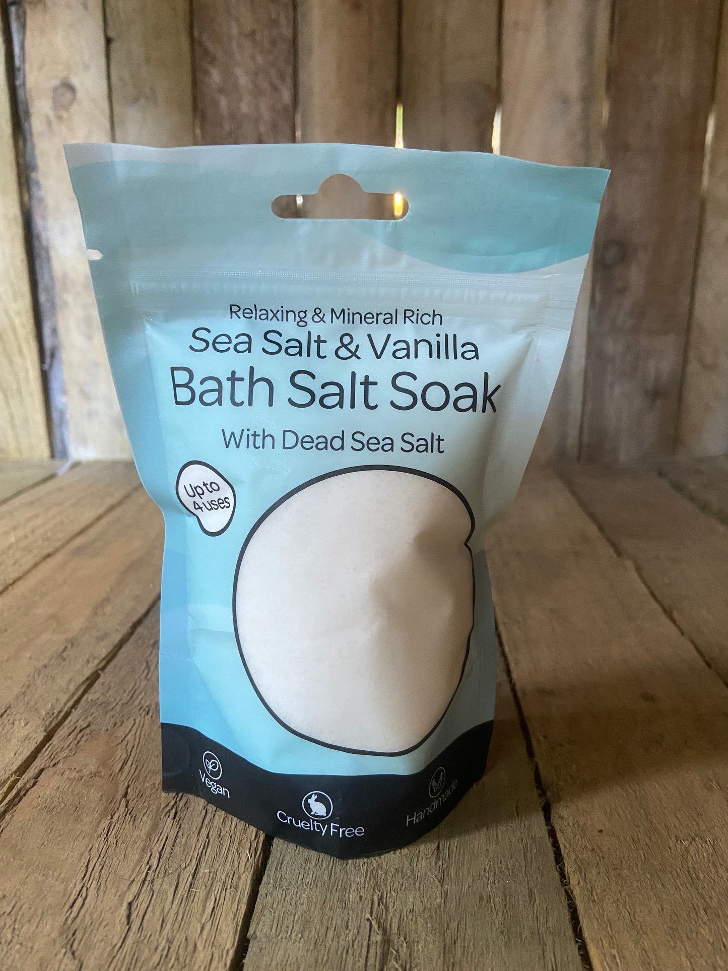 Sea Salt & Vanilla Bath Salt Soak