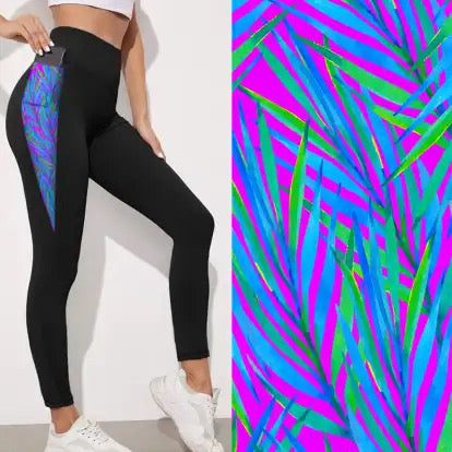 Preorder ends 30th November, available mid January. Bright Reeds Full Length Triangle Pocket Leggings