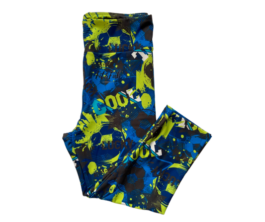 Cool Football - Kids Capri Leggings